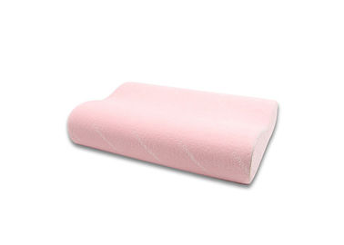 los 60*30*11/7cm 100% almohadas del Massager de la espuma de la memoria en el color rosado que reduce cansancio