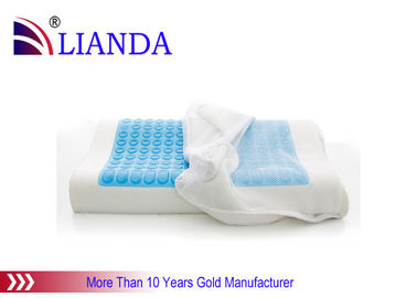 Cubierta de enfriamiento helada elástico de Visco de la almohada de la espuma de la memoria del gel lavable a máquina
