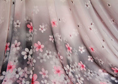 La aduana enrrollada de la cortina/del paraguas imprimió la tela floral de la ropa de las telas