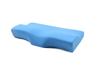 Almohada anti del mismo tamaño azul de la espuma de la memoria que ronca con forma de la mariposa