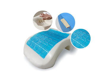Azul/modificó la almohada de enfriamiento sana de la espuma para requisitos particulares de la memoria del gel para el viaje