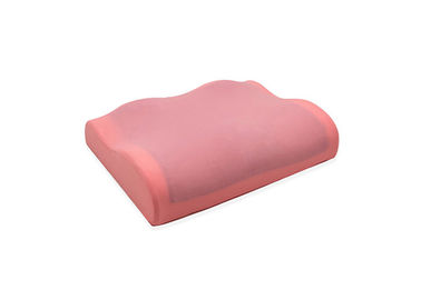 Almohada amistosa rosada del masaje de la espuma de la memoria de Eco con la cubierta del paño de la natación