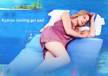 Calor-eliminación del cojín de cama de enfriamiento azul claro del gel, estera sana suave de la yoga de Tatami