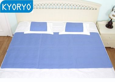 Cuadrado cómodo de enfriamiento reciclable resistente azul del cojín de cama del gel
