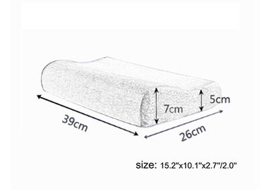 Hotel/malla del mismo tamaño de la comodidad el 100% de la almohada de la espuma de la memoria el dormir