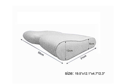 Almohada del viaje de la espuma de la memoria del contorno de la almohada de la espuma de la memoria del tamaño estándar