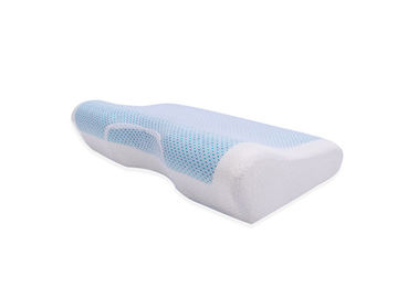 Almohada del viaje de la espuma de la memoria del contorno de la almohada de la espuma de la memoria del tamaño estándar