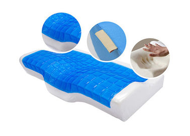 Almohada de enfriamiento del cuello de la espuma de la memoria del gel, almohada de la espuma de la memoria de Therapedic