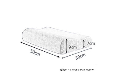 Almohada del cuello de la espuma de la memoria del sueño/gel de enfriamiento de la memoria de la almohada estándar de la espuma