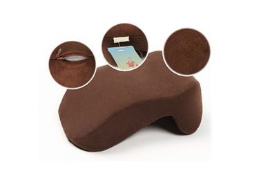 Pequeña almohada del cuello de la siesta del tamaño estándar de la almohada de la espuma de la memoria del sueño en púrpura