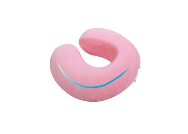 Almohada natural del cuello del viaje de la espuma de la memoria para el aeroplano, tren, coche, autobús