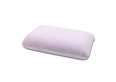 Pequeño viaje los 40*25*11cm de la almohada de la espuma de la memoria del rectángulo rosado de la comodidad