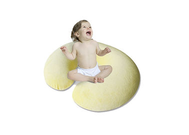 Almohada natural de la espuma de la memoria del terciopelo pequeña, almohada de alimentación del bebé en forma de "U"