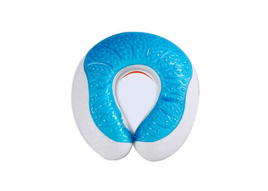 Enfriamiento de la almohada del viaje de la espuma de la memoria del ODM del OEM blanco/modificado para requisitos particulares