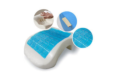 Almohada fresca de la espuma de la memoria del gel de la siesta promocional con la cubierta de tela del terciopelo