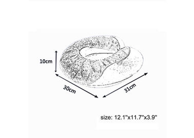 Cuello de enfriamiento cómodo suave de la almohada de la espuma de la memoria del gel para viajar