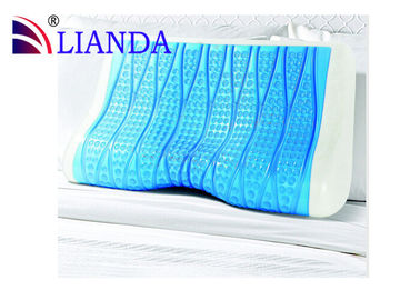 Sueño profundo de enfriamiento de la ayuda del contorno del gel de la memoria de la almohada viscoelástica de la espuma