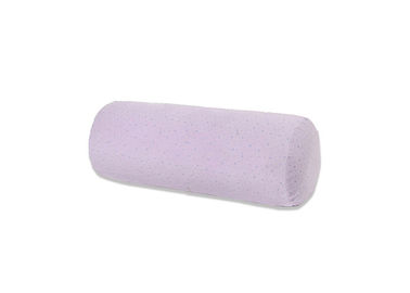 Amortiguadores cervicales rojos de la parte posterior del sofá de la almohada del rollo del cuello, tela cristalina del terciopelo