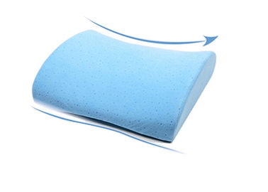 Amortiguador ortopédico de la ayuda de la parte posterior de la espuma de la memoria de las almohadas, púrpura/blanco/azul