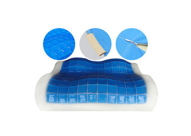 Almohada amistosa rosada del masaje de la espuma de la memoria de Eco con la cubierta del paño de la natación