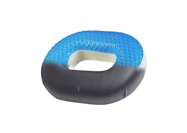 Almohada portátil cuadrada oval del buñuelo del cojín del gel para los hemorroides