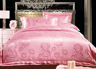 El lecho rosado del edredón fija tamaño gigante de la reina del lecho de Tencel por encargo