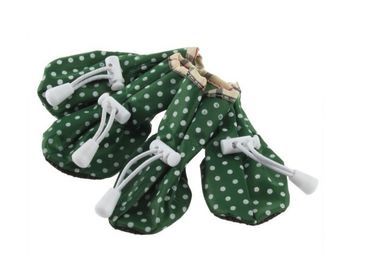 4PCS fijó el perro de la ropa del animal doméstico de los 5.5CM/los zapatos suaves impermeables antirresbaladizos del gato