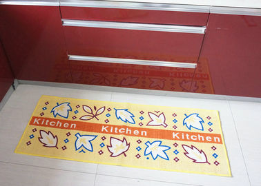 El algodón reciclado modificó las esteras del piso para requisitos particulares de la cocina para la decoración casera