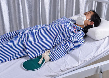 Mitón médico de la mano paciente de alto riesgo de la atención sanitaria con la correa de la restricción