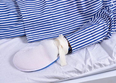 Mitón médico de la mano paciente de alto riesgo de la atención sanitaria con la correa de la restricción