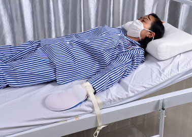 Mitón médico de la mano paciente de alto riesgo de la atención sanitaria con la correa de la restricción