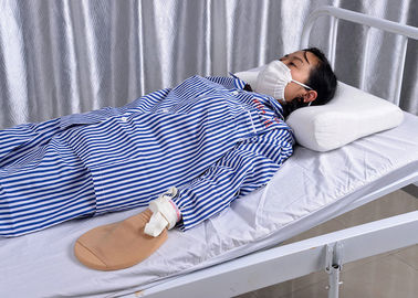 Mitón médico de la mano paciente de alto riesgo de la atención sanitaria con la correa de la restricción