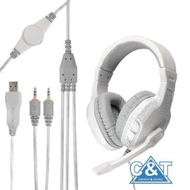 Luz estérea del Mic LED del accesorio del auricular o del auricular del Sobre-Oído para los juegos