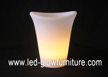 Macetas cambiantes/florero de la iluminación del color del envase del LED con la batería o la energía solar