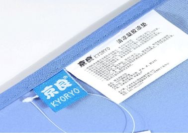 Calor-eliminación del cojín de cama de enfriamiento azul claro del gel, estera sana suave de la yoga de Tatami