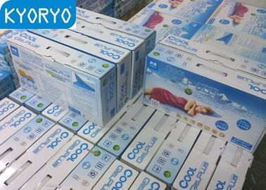 Cuadrado cómodo de enfriamiento reciclable resistente azul del cojín de cama del gel