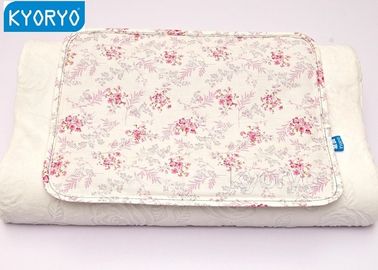 Cojín de cama de enfriamiento cuadrado del gel de la macromolécula del folwer rojo con el OEM de la estera de la almohada