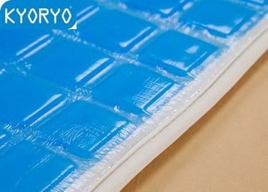 Fibra de enfriamiento suave azul de Toweling del cojín de colchón del gel para los niños